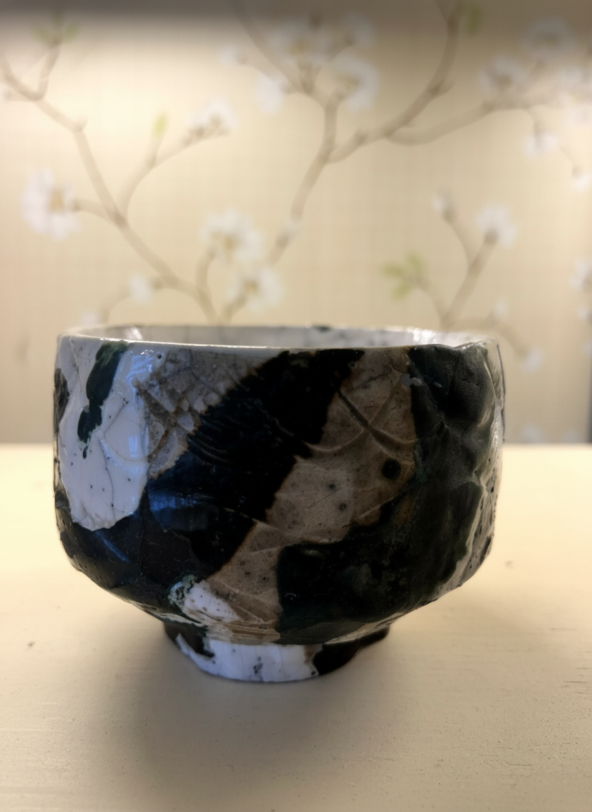 Storm & Snow Chawan — alternate view
