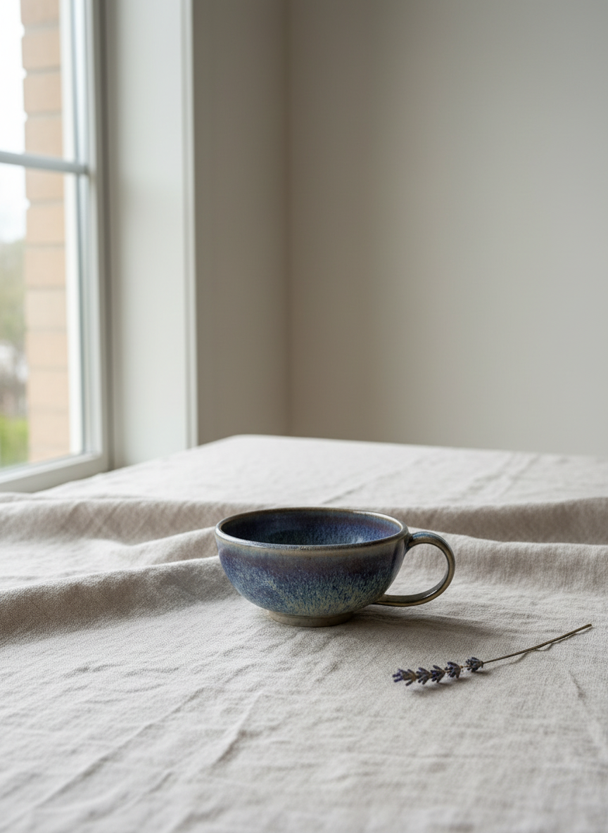 Blue Speckle Mug