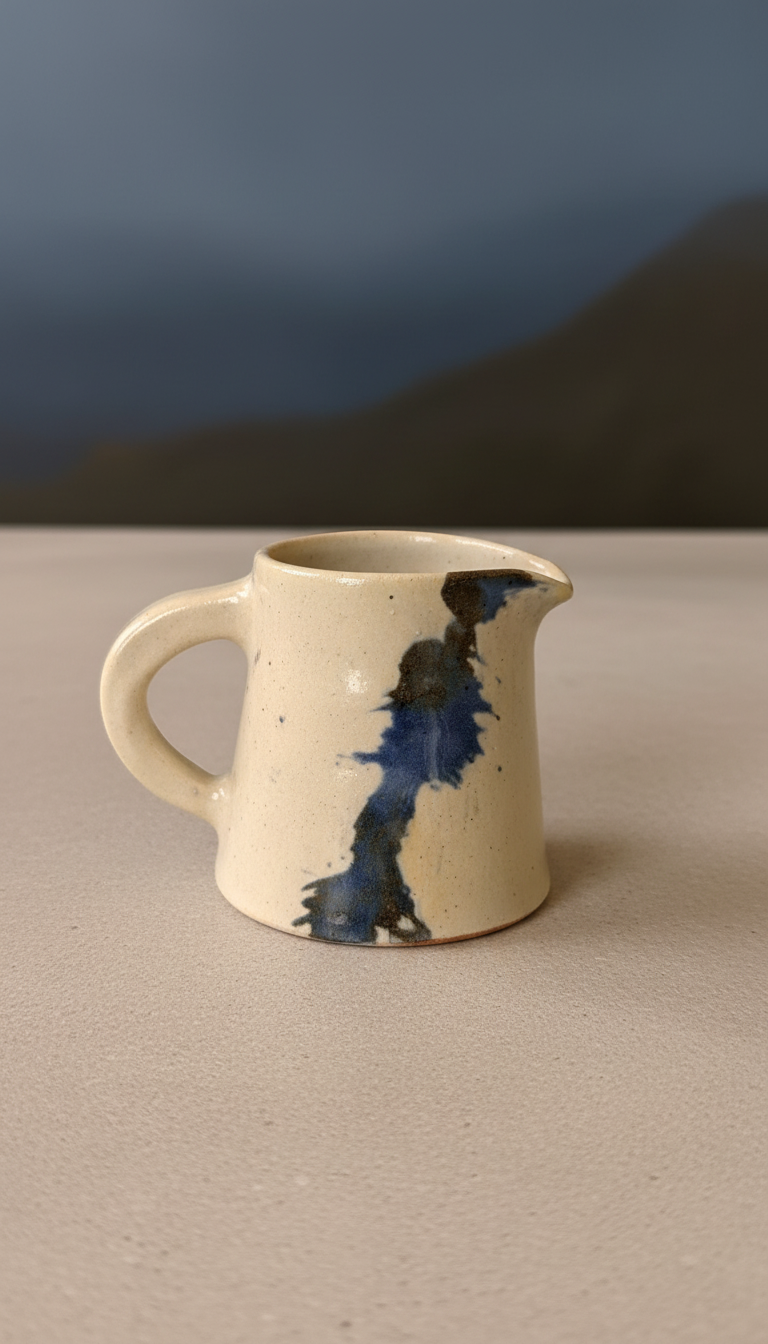 Ink-Splash Creamer Jug — Third — shot_diptych_piece
