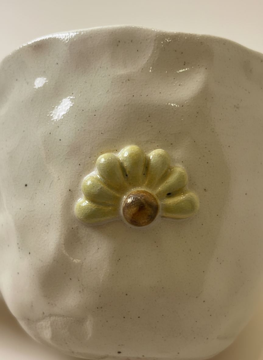 Pinched Flower Mug — alternate view